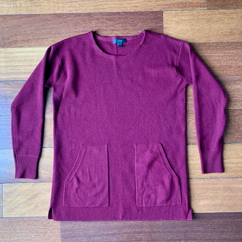 J Crew wool tunic sweater